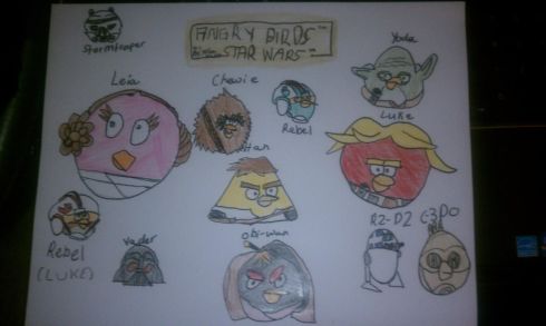 Angry Birds Star Wars by Nia