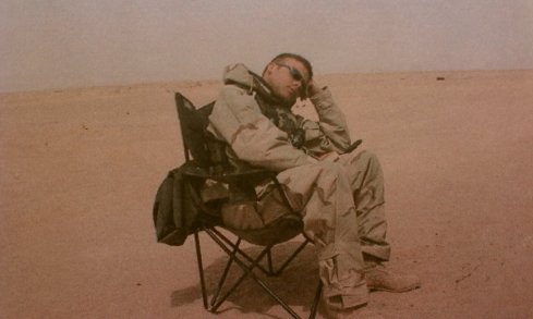 Sleepy Soldier Taking a Break